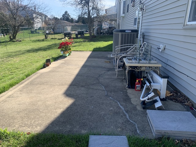 [Rear patio]
